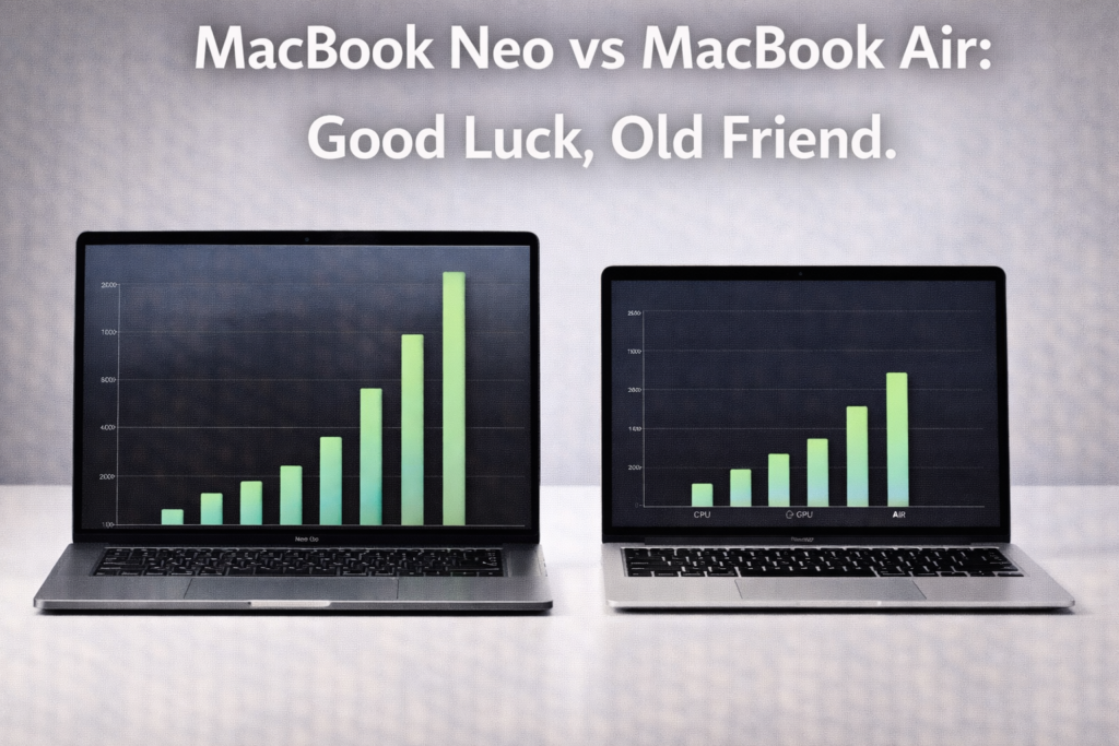 MacBook Neo vs MacBook Air comparison 2025 — should you upgrade from Intel M1 M2 M3 Air