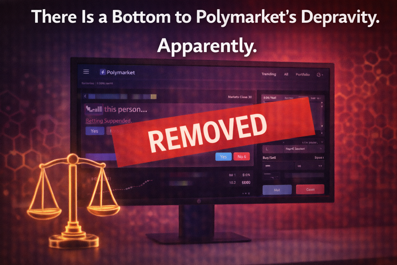 Polymarket removed controversial market — prediction market ethics limits 2025