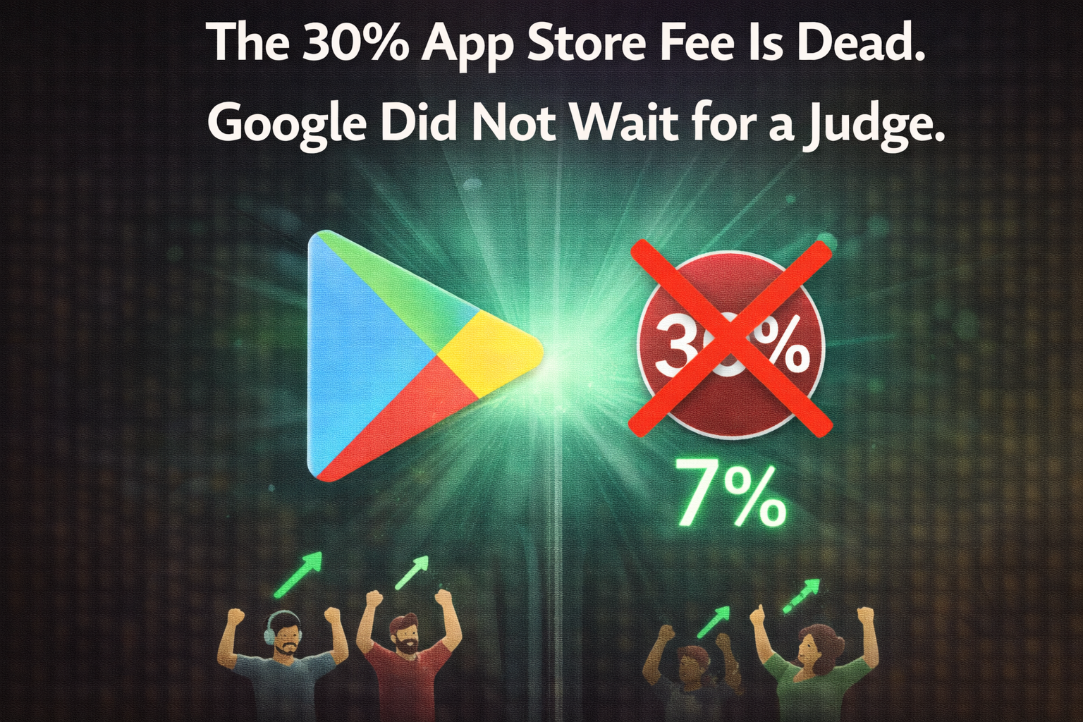 Google Play Store 30 percent app fee dead 2025 — Play Store commission reduction developer impact