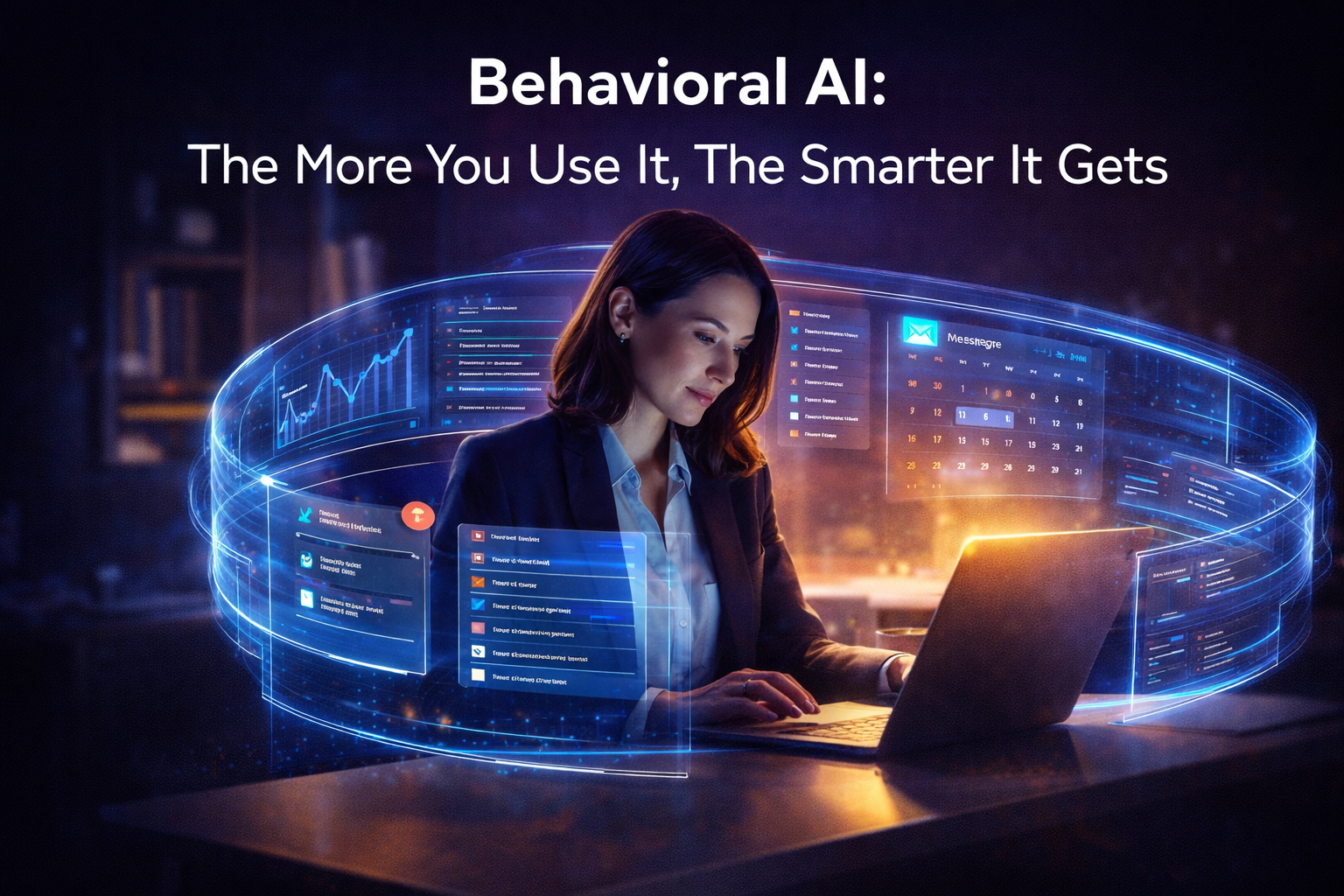 Behavioral AI adapting to individual user work patterns — enterprise AI compatibility advantage 2025