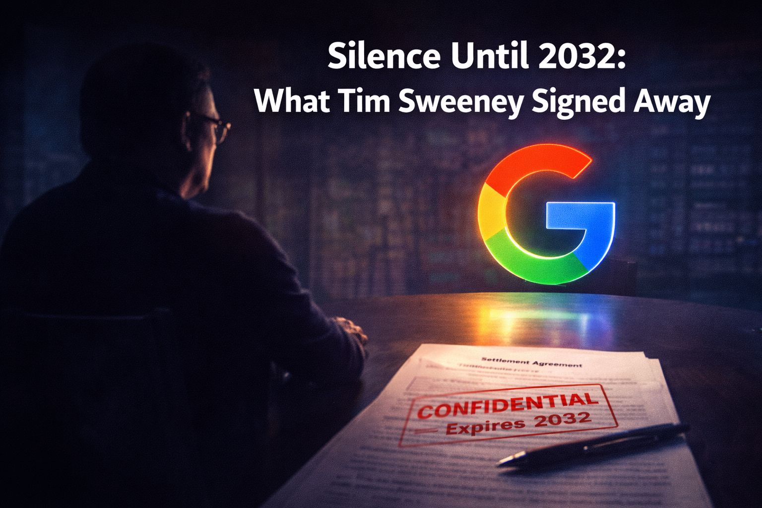 Tim Sweeney Epic Games Google settlement — cannot criticize Google until 2032 antitrust deal