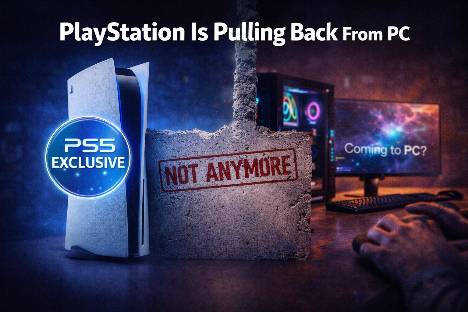 PlayStation moving away from PC ports 2025 — Sony exclusive games strategy reversal