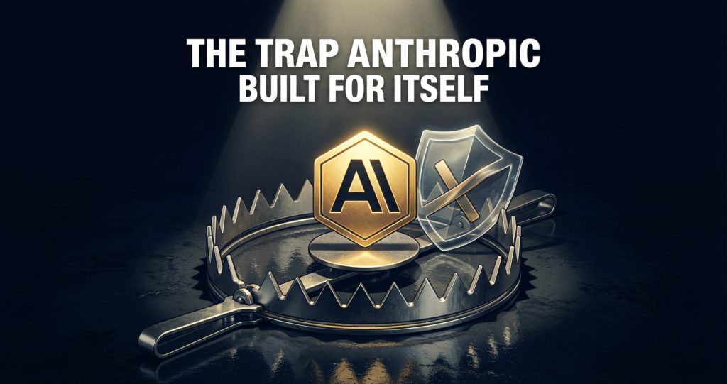 Anthropic safety brand trap — strategic liability of AI safety positioning 2025