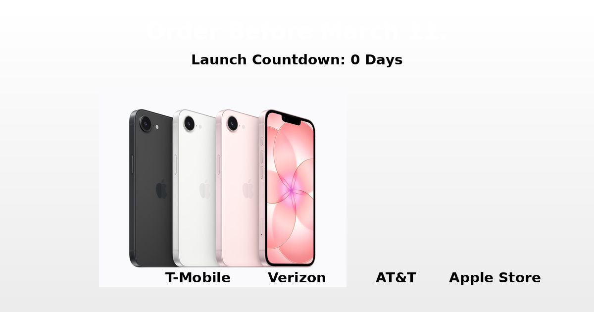 iPhone 17E preorder best deals 2025 — where to buy iPhone 17E before March 11 launch